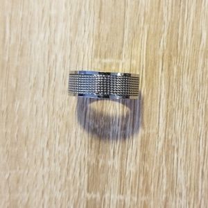 Mens stainless steel ring